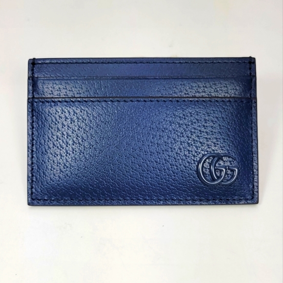 Gucci GG Marmont Blue Card Wallet / Case - Picture 1 of 4